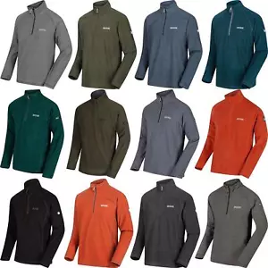 New Regatta Men's Montes Lightweight Half Zip Pullover Micro Fleece Jacket S-3XL - Picture 1 of 33
