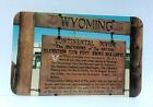 Wyoming Wy Continental Divide Sign Highway Us 30 Postcard