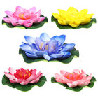  Pond Lotus Floating Flowers for Pool Foam Lotuses Lily Pads Ponds