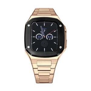 For Apple Watch Stainless Steel Band Protective Case iWatch 9 8 7 41/45mm 6 44mm - Photo 1 sur 29