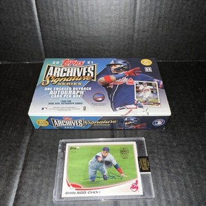 2021 Topps Archives Signature Series 2021 Shin-Soo Choo 1/1 Auto 2013 Topps #17