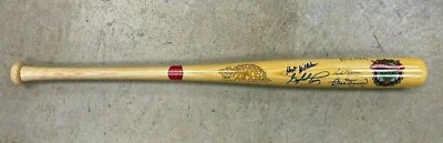 Gaylord Perry Roberts McClain Wilhelm Wynn Doerr Autographed Cooperstown Bat PSA - Image 1 of 4
