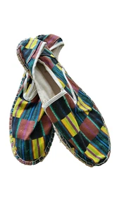 SCOTCH&SODA €70 sz USA 10.5 / 44 Eur /UK 10 ESPADRILLES SHOES FLATS MULTICOLOR - Picture 1 of 5