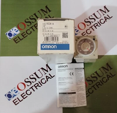 OMRON H3CR-A TIMER TIMING 1.2S-300H VOLTAGE 24-48VAC/DC FREE FAST SHIPPING - Image 1 of 4