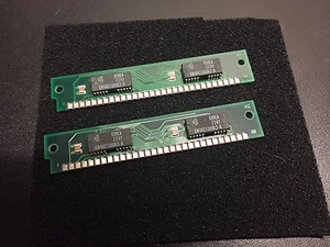 2x 1MB 30-Pin 2-Chip Non-Parity 1Mx8 80ns FPM Memory SIMMs 2MB Apple Macintosh - Picture 1 of 4