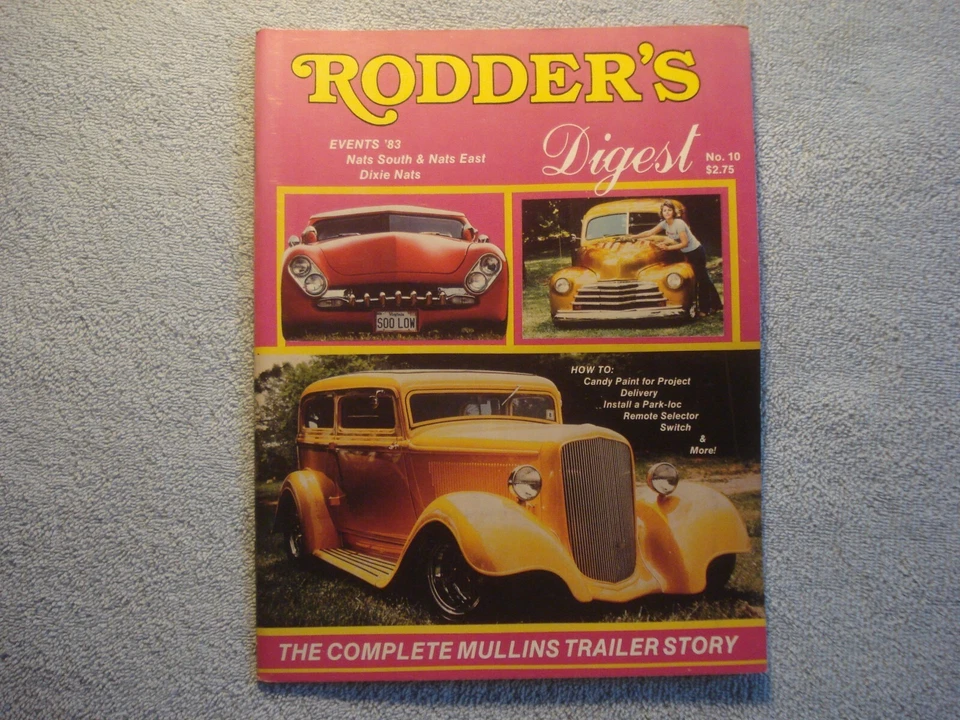 Rodder's Digest 1983 Fall #10 Classic Hot Rod Modified Custom Cars & Trucks - Image 1 of 1