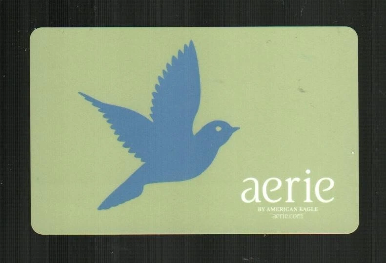 Tarjeta de regalo AERIE Blue Bird 2006 (0 $) RARA Foto 1 de 1
