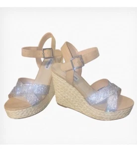 Steve Madden rhinestone heels Size 7.5 Brand New - Picture 1 of 9