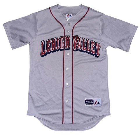 NWT! Majestic Lehigh Valley IronPigs Minor League Baseball Men’s Small Jersey Cover