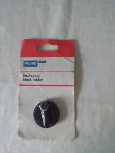 1 1/2'' Black Poly Basin Plug - Picture 1 of 1