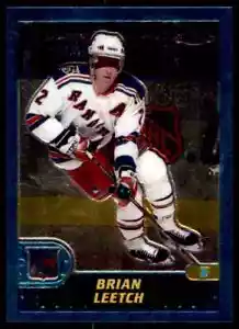2001-02 Topps Chrome Brian Leetch #4 - Picture 1 of 2