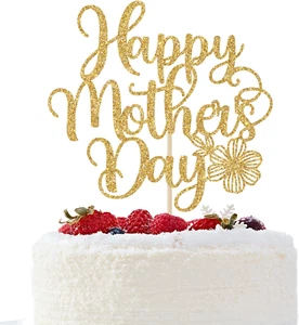 Happy Mother'S Day Cake Topper, Mothers Day Cake Decorations, Best Mom Ever, Hap - Picture 1 of 7