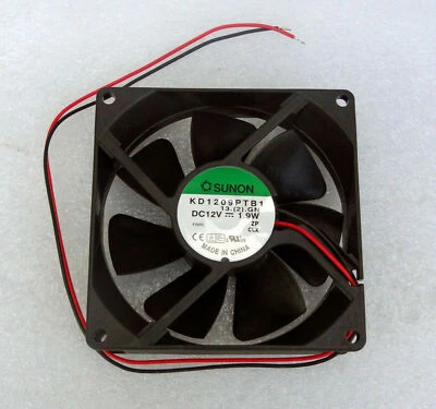 Sunon 92mm x 25mm Server Grade Fan 49 CFM Dual Ball Bare Leads KD1209PTB1 - Image 1 of 2