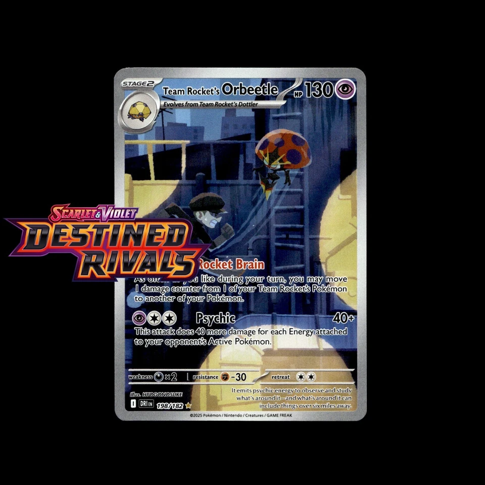 Pokemon Cards! Destined Rivals Holo/Reverse Holo EX Ultra Rare SIR Full Art Card - Image 1 of 1