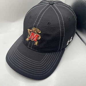 Maryland Terrapins Womens Hat Under Armour Black Drifit Strapback Adjustable - Picture 1 of 10