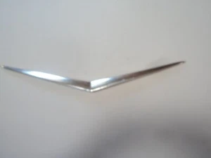OEM 1957 Chevy Bel Air Gold V Hood Emblem Wall Art 3 - Picture 1 of 12
