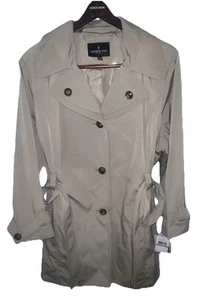 London Fog Women's Khaki Trench Rain Coat Jacket Size - 3XL - Picture 1 of 9