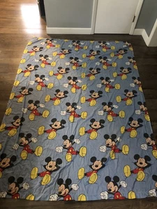Mickey Mouse Relaxed Twin Bed Top Sheet Vintage - Bild 1 von 4