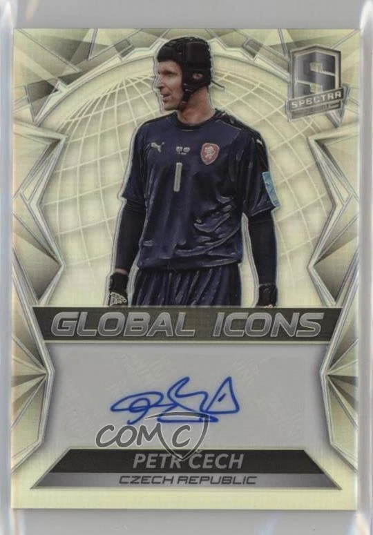 2016-17 Panini Spectra Global Icons /149 Petr Cech #GI-PC Rookie Auto RC - Image 1 of 2