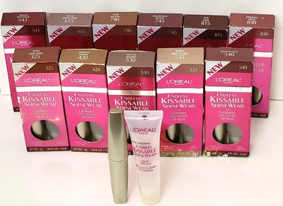 L'OREAL Endless Kissable Shine Wear The Glossiest Zero Transfer LIP DUO (U PICK) - Image 1 of 2