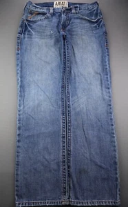 Para hombre Ariat M4 Bota Baja Elevación Jeans Punto Grueso Envejecido Talla 33x32 (MSR 35X32) - Imagen 1 de 12