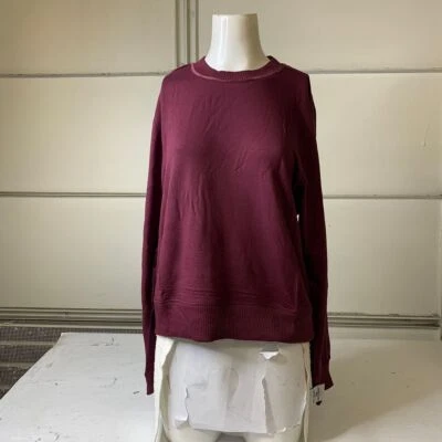 Pullover SPLENDID Supersoft Bliss cuello redondo para mujer talla grande vino Foto 1 de 4