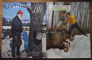 Vintage Vermont Life Magazines Maple Syrup Sugaring Time! 1947 & 1964 - Picture 1 of 2