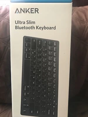 Nuevo Anker: Teclado Bluetooth Ultra Delgado - Compatible con Apple y Android - Negro Foto 1 de 2