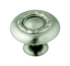 Amerock Inspirations Round Cabinet Knob 1-1/4 in. Dia. 1-1/16 in. Sat -Pack of 1
