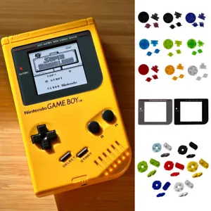 Nintendo Game Boy Original DMG V5 PRO IPS Backlight Yellow System CUSTOM BUTTONS - Picture 1 of 7
