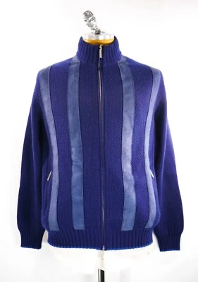 NEW 6700,00 STEFANO RICCI Sport  LOGO Coat Blouson EAGLE Silk Us M Eu 50 G638 - Image 1 of 4