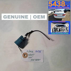⭐⭐OEM 2013-2017 ACCORD FRONT LEFT DRIVER HEADLIGHT HIGH BEAM PIGTAIL CONNECTOR⭐⭐ - Picture 1 of 2