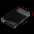 10Pcs Clear Pet Plastic Box Protector Case Sleeves Cover For Snes N64 Cdn