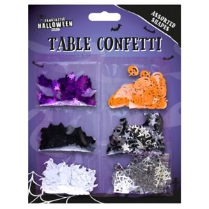 Halloween Table Confetti Sprinkles Pack of 6 Designs Party Table Decorations UK
