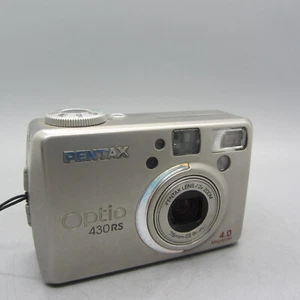 Pentax Digital Camera Optio 430RS 4.0MP Silver Tested - Picture 1 of 7