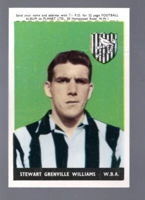Stewart Williams 1958-59 A&BC Futbolistas #6 (Planeta) Foto 1 de 2