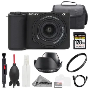 Sony ZV-E10 II with 16-50mm Lens (Black) + 128GB + Bag+ UV Filter- Basic Kit - Picture 1 of 10