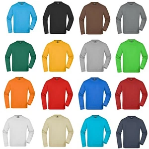 Sudadera para hombre cuello redondo fácil de cuidar talla grande XS-6XL (BN840) - Imagen 1 de 18