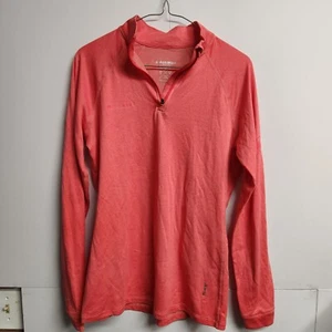 Camisa Mammut Coral 1/4 Cremallera Mezcla de Lana Polartec Claro Pullover Mujer M (estante 6) - Imagen 1 de 9