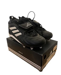 Crampons de football Adidas Grid Iron Mid D noirs - Taille 8 - PDSF 90 $ - Photo 1/6