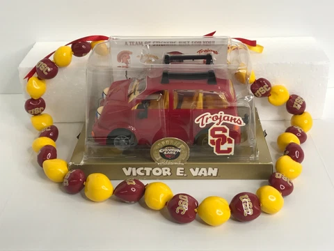 USC TROJANS CHEVRON CARS - VICTOR E. VAN AND BEADED NECKLACE Cover
