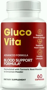 Gluco Vita Pills, GlucoVita Blood Support, Glucose Vita 60ct - Picture 1 of 8