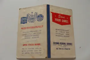 Save Your Dimez  Coin Saver Second Federal Savings & Loan Chicago. Illinois - Picture 1 of 2
