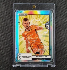 2022 Panini Prizm World Cup #13 Matthijs De Ligt Manga SSP Case Hit Netherlands - Picture 1 of 3
