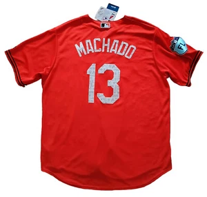 NUEVO Baltimore Orioles MANNY MACHADO Jersey L XL NUEVO CON ETIQUETAS Naranja Majestuoso Parche FL - Imagen 1 de 8