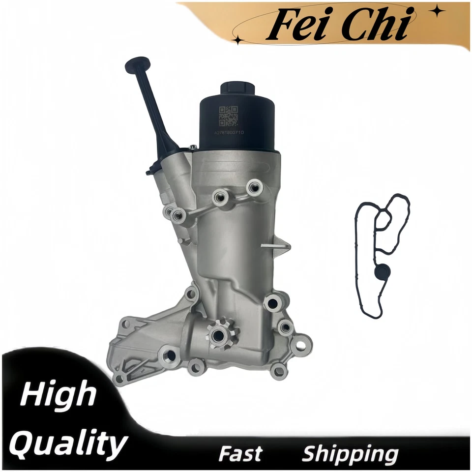 For 11-19 Mercedes G63 E550 CLS63 S550 E63 2781800710 Engine Oil Filter Housing Foto 1 de 4