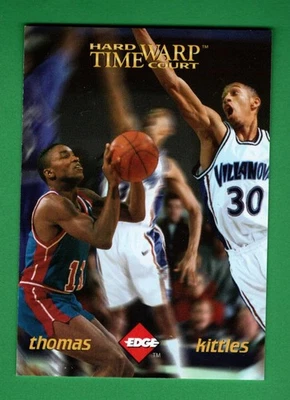 Collector's Edge Time Warp Gold #7 1996 Kerry Kittles Isiah Thomas/1000 Foto 1 de 2