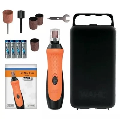 AMOLADORA DE UÑAS A BATERÍA WAHL GRIND & SMOOTH 2 VELOCIDADES para PERROS MASCOTAS Grind Trim Smooth Foto 1 de 4