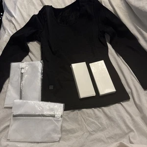 Electric Heated Ski Bottom & Top Thermal Pant Winter Warmer USB Kids Small - Picture 1 of 3