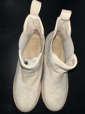 Botas Chelsea Oasis Society Gianna color tostado claro imitación cuero talla 7 Foto 1 de 4